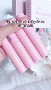 PINKFLASH LIP & CHEEK DUO MATTE TINT PINK FLASH LIQUID LIPSTICK WATERPROOF LIPTINT
