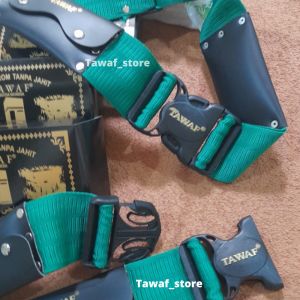 Sabuk Tawaf Haji Umroh Terlaris & Sabuk Ihrom Hijau Tanpa Jahitan