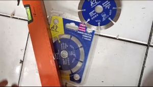 PAKET TUKANG KERAMIK SIAP PAKAI.. Penggaris Keramik 6sudut Waterpas 18in dan Mata Potong Kramik granit