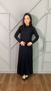 Gamis Polos Lengan Panjang Muslimah