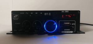 PENGIRIMAN CEPAT LEORY Penguat Daya Audio Bluetooth Car Power Amplifier 12V 800W AK380 / ampli mobil super bass 12v full bass truk 24 volt subwoofer sudah jadi mini rakitan / amplifier full bass subwoofer bluetooth mobil rakitan