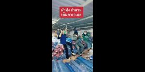 ผ้ามูกป่วย มูก 5ม. X 30หลา (25ม.) ตา 16 ตราเรือใบ หนา ทนทาน ไม่กรอบ เหมาะตากข้าว กันแมลง