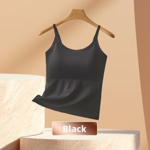 QIANLINGMEI | Padded Back Beautiful Bra-Backed Tank Top
