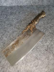 มีดครัวจักรพรรดิ หั่น สับ ซอย (เหล็ก 7Cr17MoV) ที่จับ: ทองเหลือง