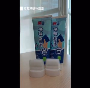 (SG Seller) ★ Nippon Paint Wall Touch Up Paint with Roller Brush (White) ★ DIY Household Home Office Coating Cover Doodle Stain Repair Paste