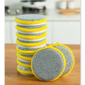LENIHALC | Double-Sided Effective Kitchen Cleaning Sponge