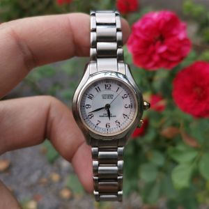 Đồng Hồ Nữ Si Nhật 💞 CITIZEN_EXCEED ✨ Eco-Drive Radio controlled H330 💞Kính Sapphire 💞Chống Nước 💯 Mét 🌼Size 28 mm 🌼 Size Dây 18 cm 💞 G.123