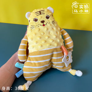 Baby Sleeping Artifact Sleep Hug Doll Biteable Comfort Toy Stuffed 0-3-6 Months Baby Doll Accessible