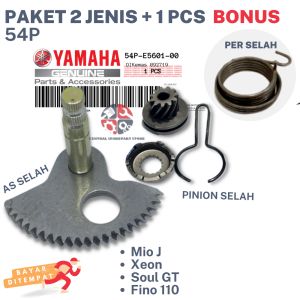 BONUS PER SELAHAN + AS ENGKOL MIO SOUL GT + GIGI STATER MIO J / XEON / FINO FI 110 115 54P / AS SELAH GIGI KAMPAK GIGI SELAH GIGI PINION GIR SLAHAN SELAAN / AS SELAHAN AS STATER SETATER / SATU PAKET SELAHAN MIO GT 1SET MURAH KICK STATER ENGKOLAN