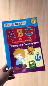 Little Genius Capital and Small Letter Writing and Coloring Book
