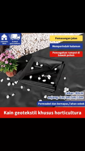 Geotekstil Non-wovenKain Pengalas Jalan untuk HalamanBernapasPermeabel AirAnti Bocor Lumpur