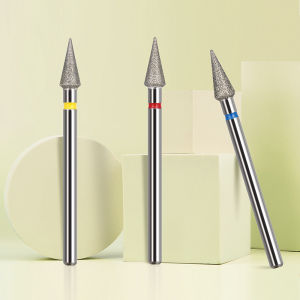 1 Mũi Khoan Mài Kim Cương Dùng Cho Máy Mài Móng Tay Làm Móng Tay Và Chân Loại Bỏ Gel Bằng Thép Không Gỉ Phụ Kiện Dụng Cụ Làm Móng