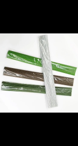 【Fast Delivery | Local Stock】 100Pcs 40cm Floral Wire Stems Artificial Green Flower Stem DIY Floral Material Wire Stem Accessoies Wedding Home Decor