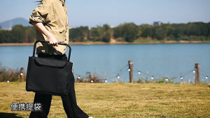 🔥READY STOCK🔥 Camping folding table portable tactical table with light holder carbon steel multifunctional folding table