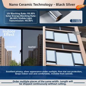 OME | Heat Insulation One-Way Privacy Anti-Peep Sun Protection Film