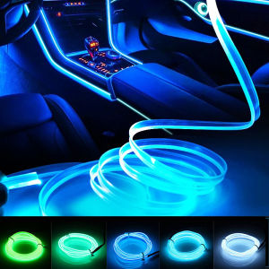Car Interior LED Lights With Flexible Neon Lights With/No USB Cigarette Drive 1/2/3/4/5M Hot Style Ambient Led Lamps LED Cool