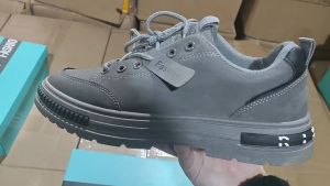 2025 Korean rubber shoes for men sneaker shoes casual walking shoes fashion soft sole for men breather flat shoes for men 3color Low Price!!