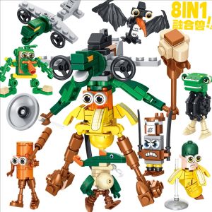 Foreigner Version Jiaobing Shanhai Jing Building Blocks Monster Fusion Full Set AI Assembly Toys for Children over 5 Years Old