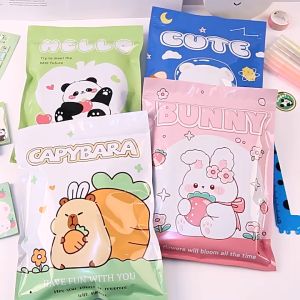 Túi zip đựng quà 27x20cm họa tiết cute mới nhất 2024