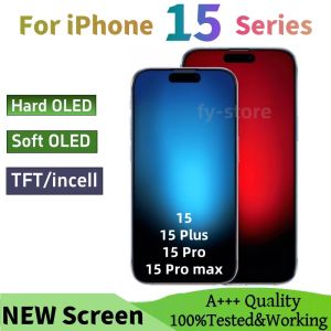 TFT OLED Display For iPhone 15 Pro Max 15 Plus incell LCD With 3D Touch Screen Replacement Digitizer Assembly Support True Tone