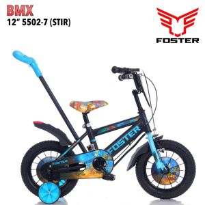 Sepeda Anak Laki-Laki BMX 12 Inch Atlantis Tank Ban Pompa Stir Dorong