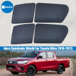 Nasta Magmet Car Sunshade Shield Front Windshield Frame Curtain Sun Shade For TOYOTA HILUX REVO ROCCO Rogue Pickup 2016 - 2023 for toyota hilux accessories