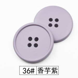 Colorful Resin Buttons for Men And Womens Sweaters Woolen Coat Jackets round Shape Fashionable Accessories DIY Sewing Materials