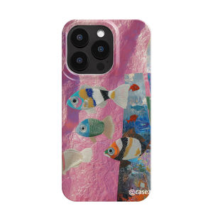 Plastic Bag Creative Fish for Iphone15 Mobile Phone Shell for iPhone 14plus Drop-Resistant 13 Promax12 Niche Art No Shell Twinning Two-in-One Film 11 Soft Case 15pro Case