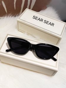 Kính Mát Hình Mắt Mèo Thời Trang Cho Nữ 2025 Kính Chống Nắng Hình Chữ O Nhỏ Phong Cách Cổ Điển Cho Khuôn Mặt Tròn