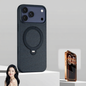 HANNUO | Shockproof Fabric iPhone 17 Pro Max Case Camera Button