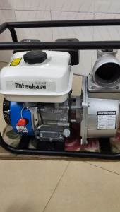 Máy bơm nước Mitsukasu MS80 ống xả 76 động cơ 4 thì 1 xylanh công suất 6.5hp
