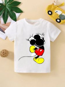 kaos anak warna putih model 3D terbaru