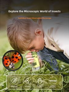 Kidzbro | Educational Handheld Microscope for Kids High Definition Observation