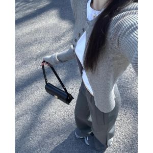 Quần Ống Loe Dài Thường Ngày Cho Nữ Cạp Thấp Dáng Ôm Quần Ống Loe Dài Chất Liệu Polyester Quần Dài Mùa Hè 2025