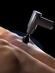 Satu Keluarga Alat Terapi Otot Pijat Massage Gun 4IN1 C1170 Alat Relaksasi Otot Fasia Pijet Electric