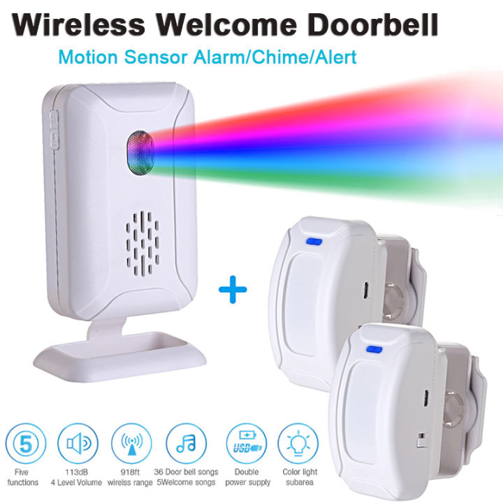 36 Ringtones Shop Store Chime Wireless Home Security Infrared