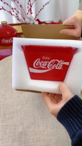 Coca-Cola | Bát Sứ Dung Tích Lớn Coca Cola Thân Thiện Với Môi Trường An Toàn Với Lò Vi Sóng Dùng Được Cho Bỏng Ngô Ngũ Cốc Tráng Miệng - Quà Tặng Trang Trí Phòng Khách Nhà Bếp