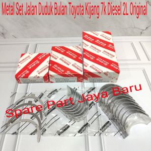 Metal Set Bulan Duduk Jalan Washer Main Bearing Conrod Toyota kijang 7k Diesel 2L Original