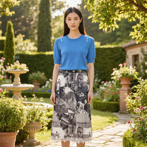 Breathable Lace Design Daily Knit Top