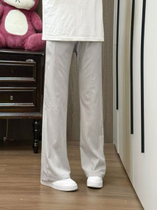 Quần Ống Loe American Dry Fast Cho Nam Mùa Hè Mỏng Cắt Chéo Lưới Thoáng Khí Quần Điều Hòa Ba Lớp Quần Áo Mềm