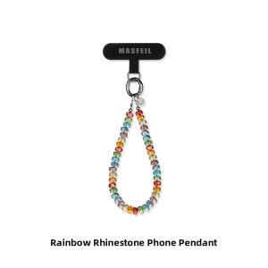 MASFEIL | Rainbow Crystal Mobile Phone Lanyard Anti-Loss