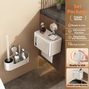 SHENFAN | Suction Cup Wall-mounted Paper Towel Holder