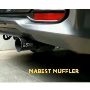 Knalpot Mobil Spoon Sports Black Suara Bass Kering Universal Avanza Jazz Xenia Agya