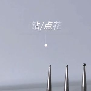 5pcs Wooden Nail Art Dotting Pen Pointed DIY Decoration Painting Pen Picking Tools