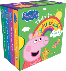 Boxset Peppa Pig: Thư Viện Yêu Thích Của Tớ (Hộp 4 Cuốn)