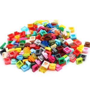 200pcs Moc Plate 1x1 3024 Building Blocks Bricks Short Piece DIY Classic Series Base Compatible Assemblage Construction Toys