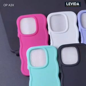 Softcase Casing New Macaron Wave Color for Oppo A3X Oppo A3 Nfc