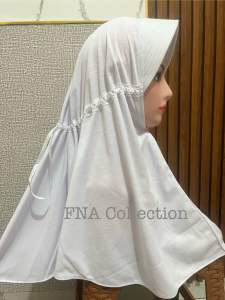 Kerudung sekolah TK SD SMP dan Pramuka / kerudung sekolah pita serut