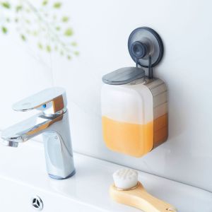 Hand Soap Dispenser Sabun Cuci Tangan Cair Manual Yang Dipasang Di Dinding Mencuci Kotak Sampo Lotion Mandi