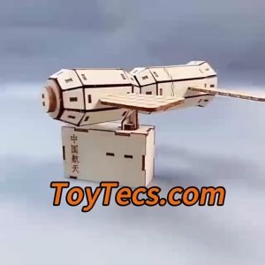 แคปซูลอวกาศไฟฟ้า Electric Space Capsule โมเดลแคปซูลอวกาศไฟฟ้า ของเล่นแคปซูลอวกาศไฟฟ้า DIY ไม้การทดลองวิทยาศาสตร์ของเล่นเด็ก ของเล่นฝึกทักษะ